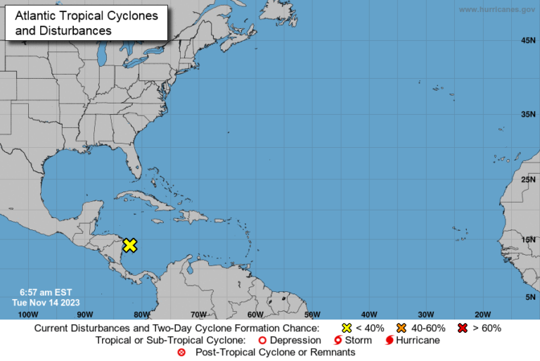 Meteorología llama estar atentos sobre disturbio en mar caribe